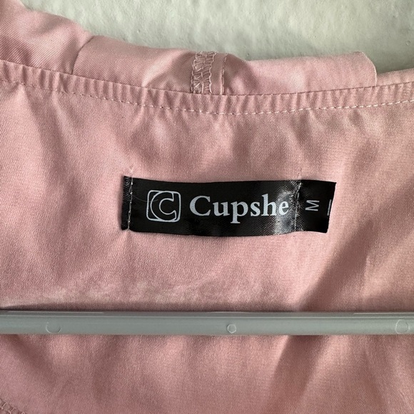Cupshe Pink Hooded Windbreaker Size M - Picture 5 of 6